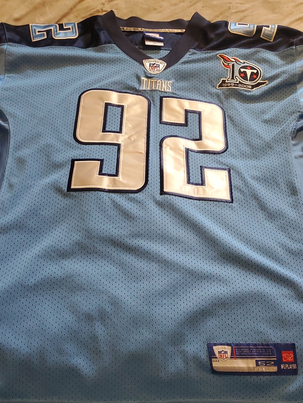 NFL Authentic Reebok Albert Haynesworth Tennessee Titans Jersey...🏈